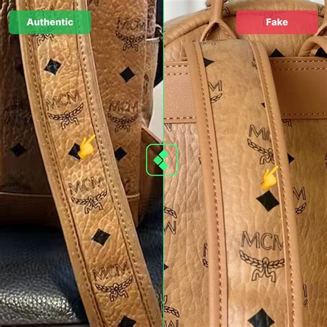 fake mcm bag vs real|genuine mcm bag vs real.